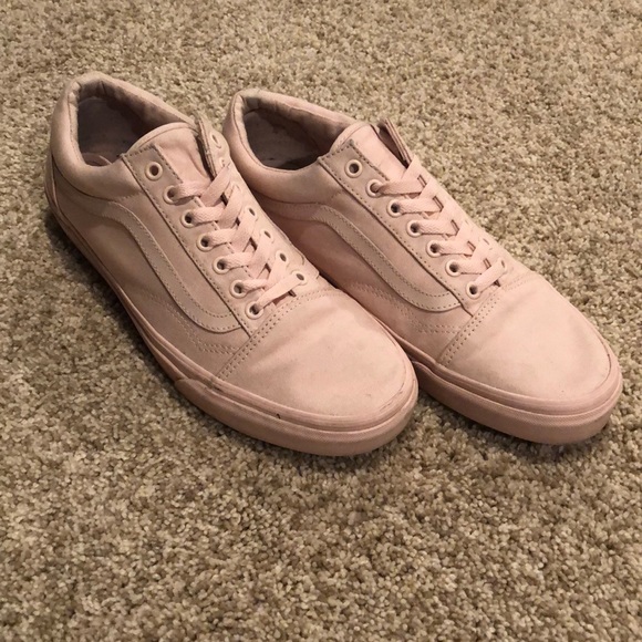 old skool mono canvas peach blush
